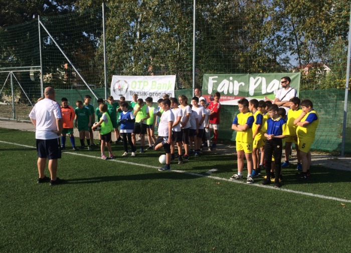 Footgolf játék a Bozsik Intézményi Focitorna keretében