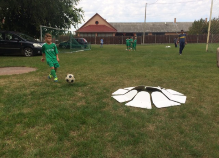 Footgolf a Bozsik Intézményi Program Falusi Iskolák Körzeti Fordulóján
